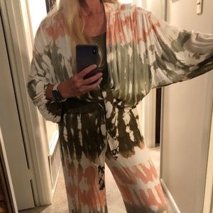 Tie Dye tie front top